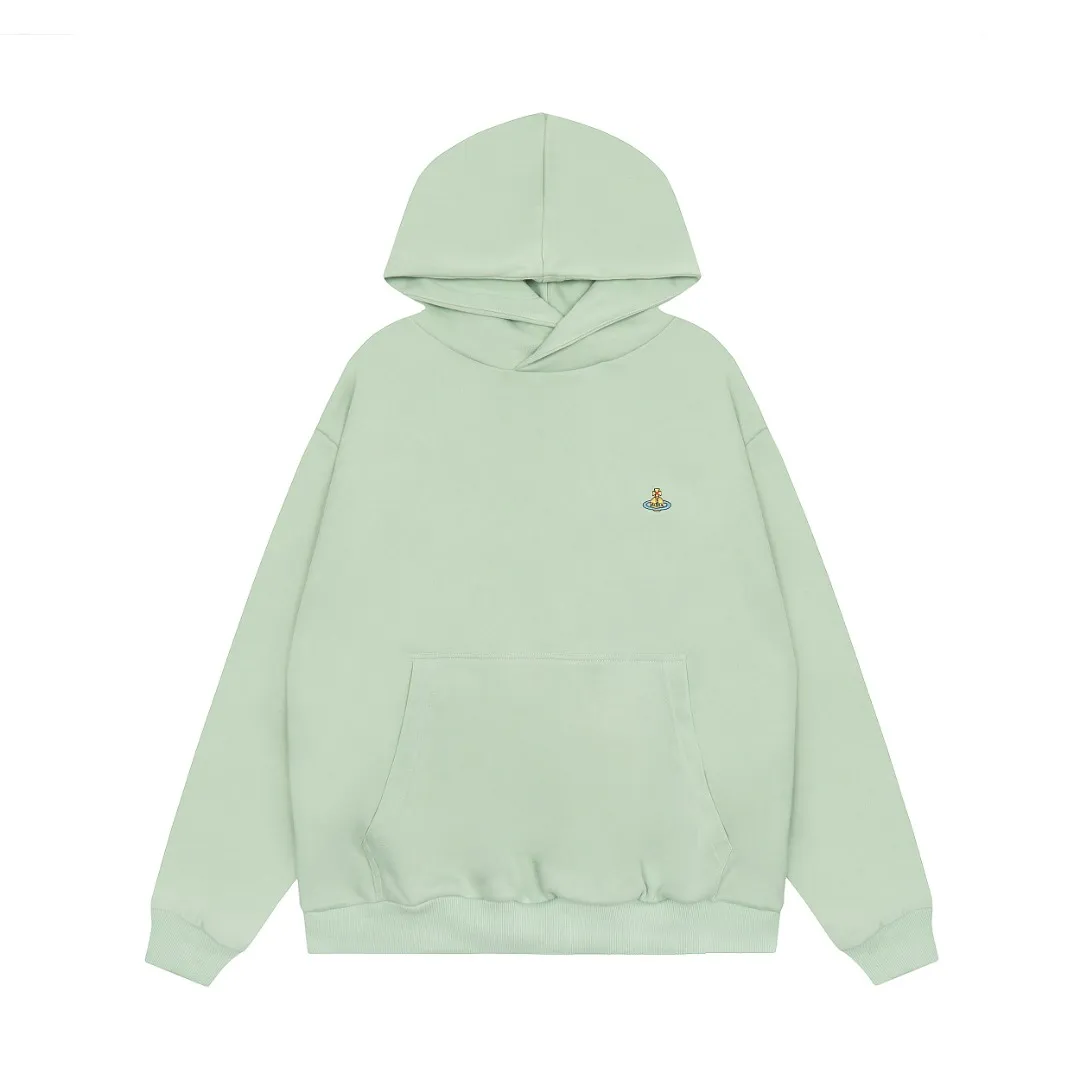 VIVI807# "Exclusive hot style" vivienne west wood West Queen Vivienne Saturn classic small label hooded sweatshirt 2024 top hot style No need to say more, directly open the details YB mold opening Correct seam collar details ⚠️The authentic product is the seam threaded neckline without a collar strip. Our family only makes the right version of the goods. We are careful to make sure that the first release of the Queen Mother of the whole network is correct. The full range of correct accessories and every detail is completely restored. Straight up to full Size: XS-L
